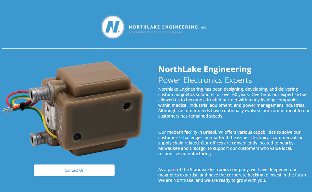 诺斯莱克工程品牌页面