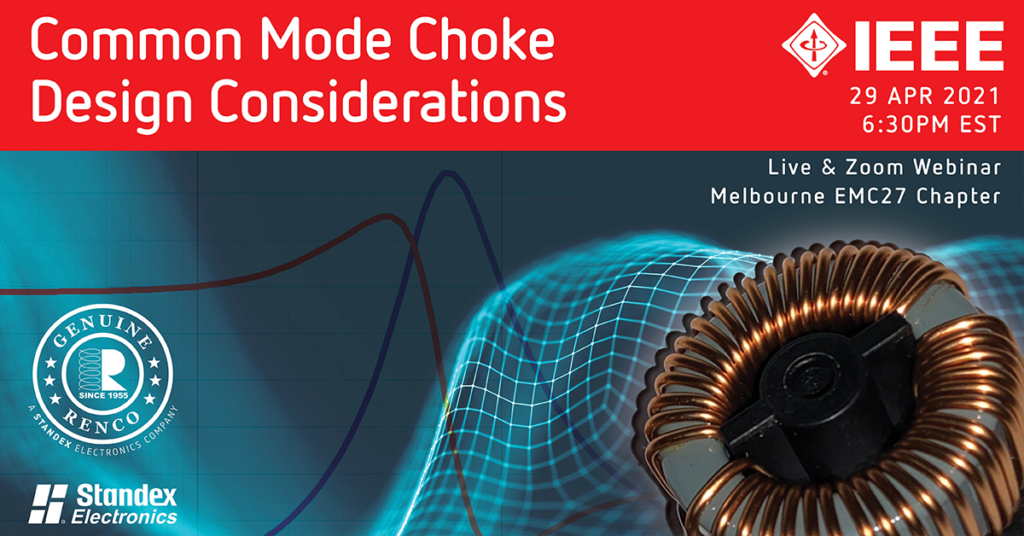亚搏官方app下载IEEE共同模式Choke设计考虑的Standex Electronics