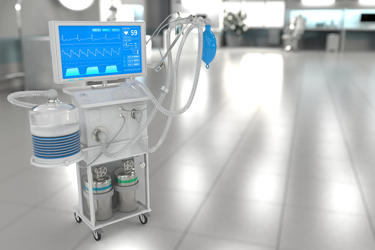 ICU artificial lung ventilator